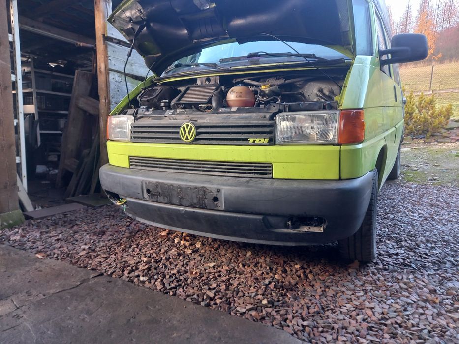 Vw t4 przod kompletny blotniki lampy pas przedni maska