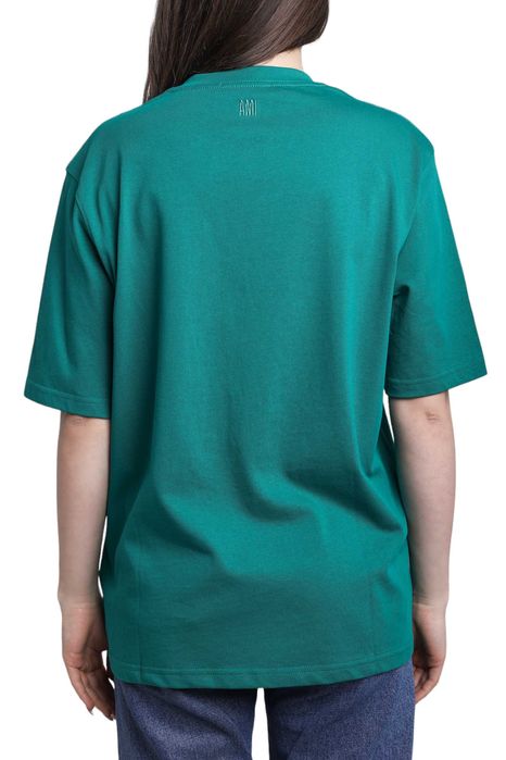 Футболка AMI Paris Exclusive Ami De Coeur T-Shirt Green