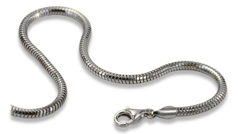 Łańcuszek z białego złota 14k 585 włoski linka Tondo cc020w 60cm Wr