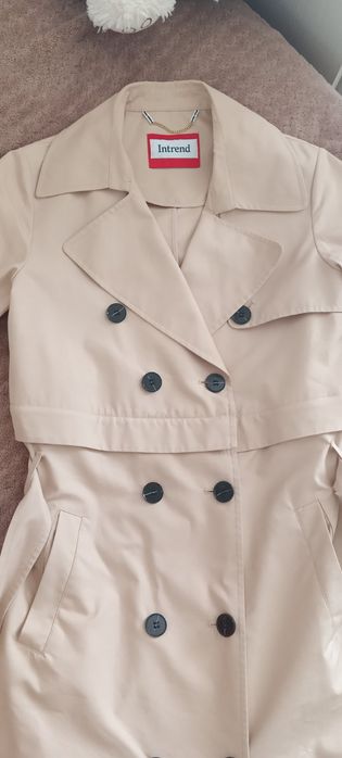 Плащ, тренч бежевий, новий жіночий 36