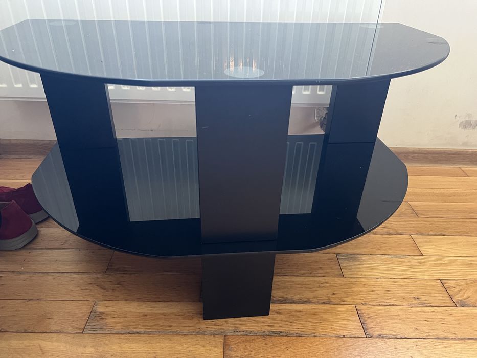 Stolik rtv , pod telewizor, szklany