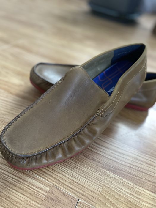 Чоловічі шкіряні  макасіни