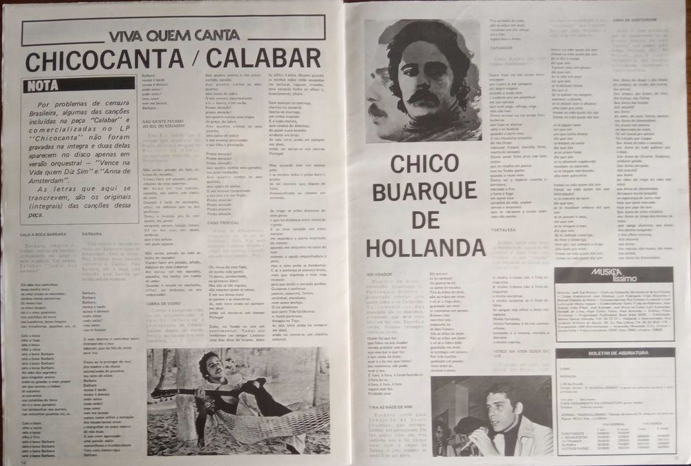 José Afonso	- - -		Musicalíssimo - nr. 95	- - - - -	Jornal