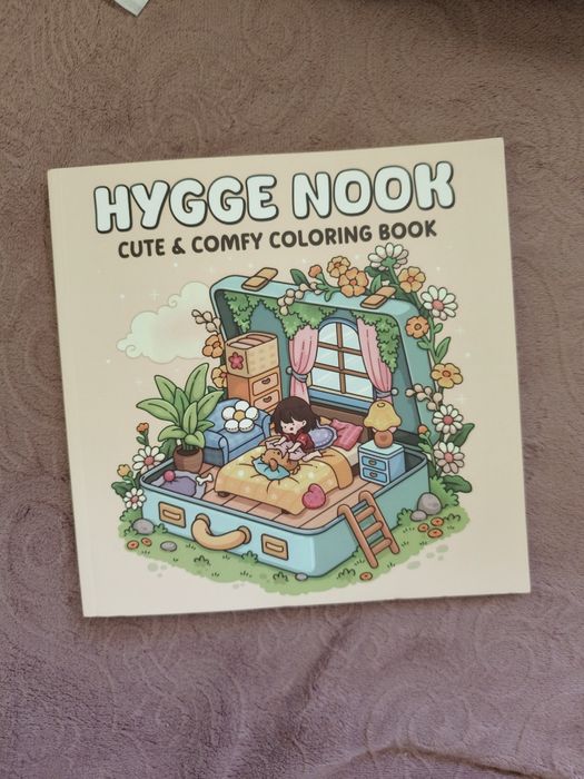Nowa, czysta kolorowanka Hygge Nook na podobieństwo autorki Bogiki