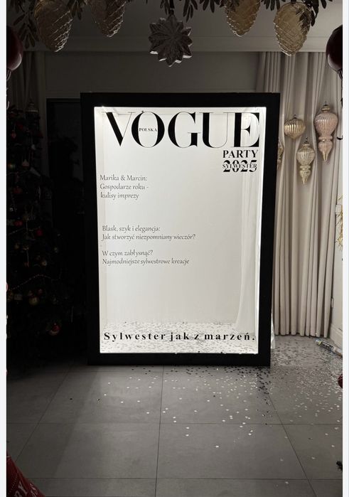 Fotobudka 360 - zwykła - vogue dekoracje.