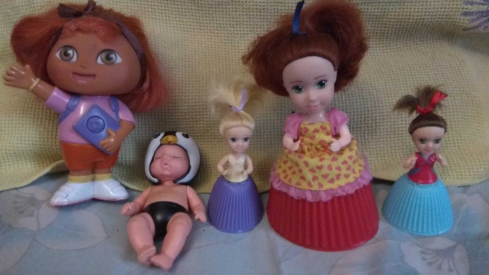 Кукла Дора Даша путешественница пупсик резиновый лялька кекс 8,5-16см