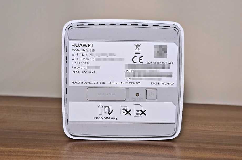 Router 4G+ Huawei B628-265 | 600mbps | Cat 12 – Qualquer cartão SIM