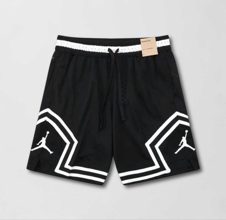 Шорты мужские Jordan Diamond спортивные баскетбольные черные / серые