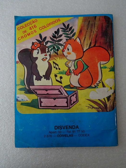 Caderneta de cromos Bana e Flapi - Disvenda - Falta 1 cromo