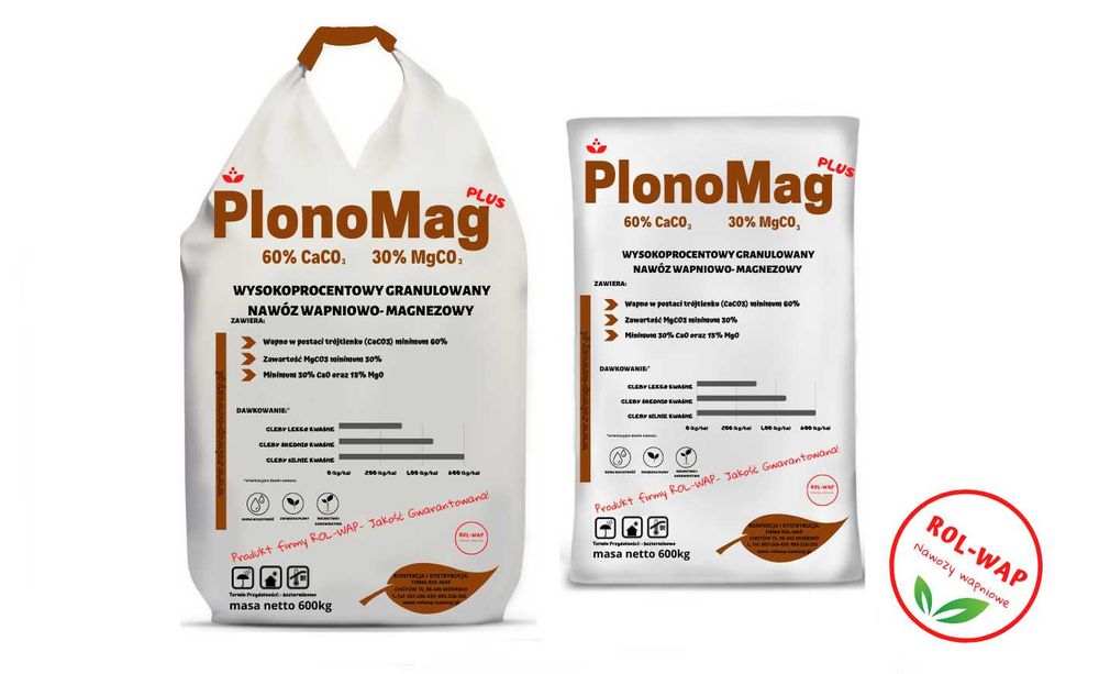 Wapno Granulowane Magnezowe Kredowe Węglanowe Kreda PRODUCENT