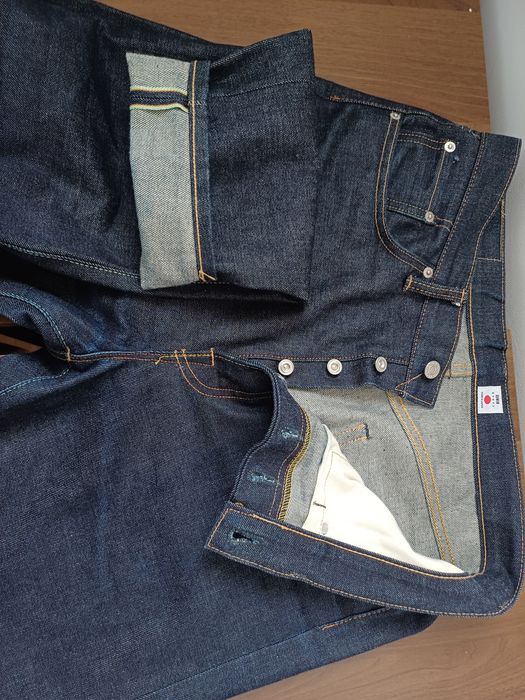 Джинсы селвидж деним  EDWIN ориг Япония Loose Tapered 32×32