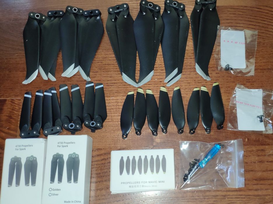 пропеллеры винты 8330, 8743 Dji Mavic 1, 2, 3, air2, mini 2, spark