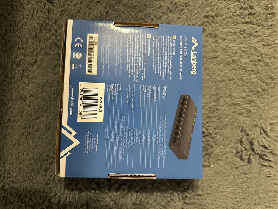 Switch Lanberg DSP1-0108