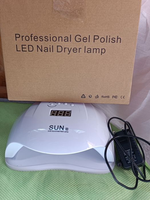 Лампа для нігтів і шелаку SUN Х UV + LED 54 Вт