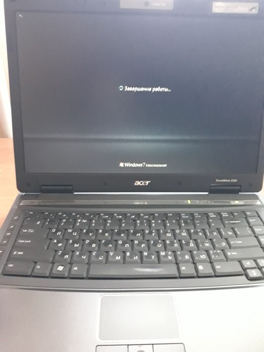 Ноутбук Acer в рабочем состоянии