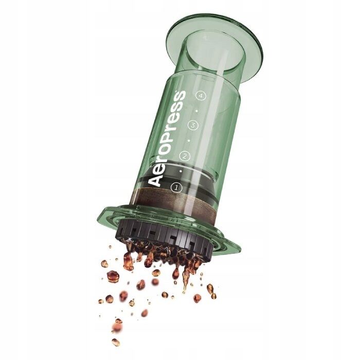 AeroPress CLEAR Green NOWY + nakladka