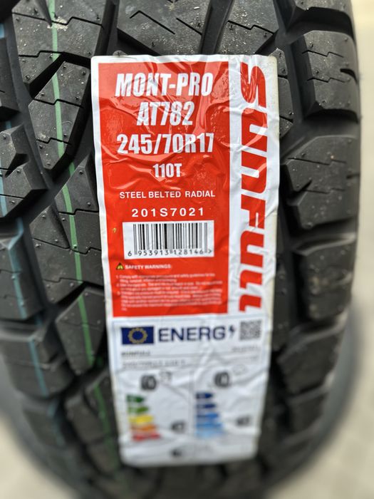 NOWE opony terenowe 245/70R17 Sunfull Mont-Pro AT782 A/T 4x4 WYSYŁKA