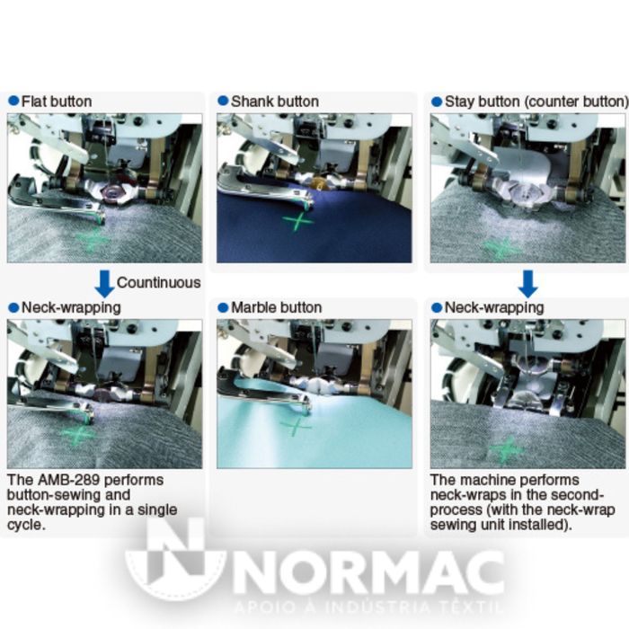 Máquina de costura industrial Juki AMB-289