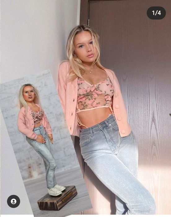 Портретная кукла по фотографии, кукла на заказ, кукла в подарок