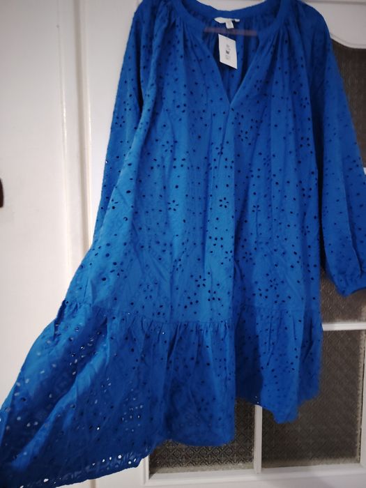 Туника с воланом прошва коттон 100 %бренд Н&М Мама XL XL-XXL