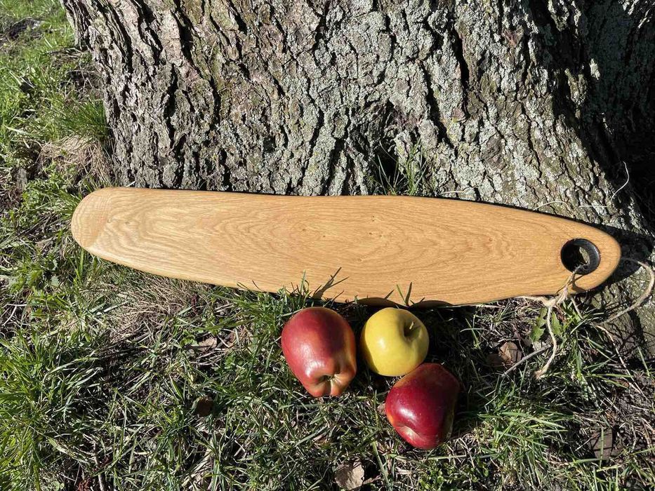 Дошка ручної роботи з масиву дуба