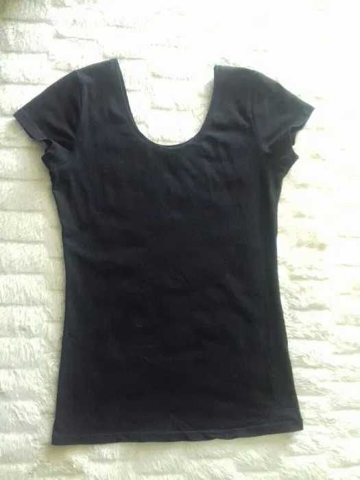 T-shirt damski czarny
