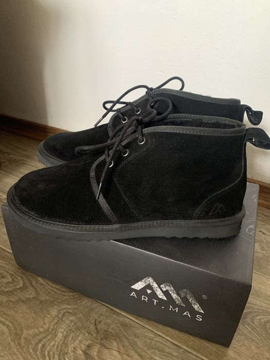 Черные замшевые угги Alpine design, новые!!!