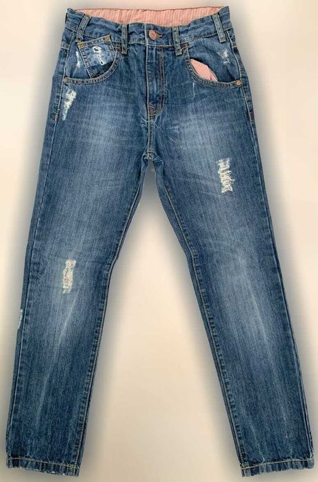 Unisex Children's Pants, Distressed Jeans, Like New
