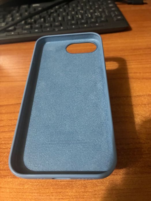 Capa original IPhone 16e Azul Inverno