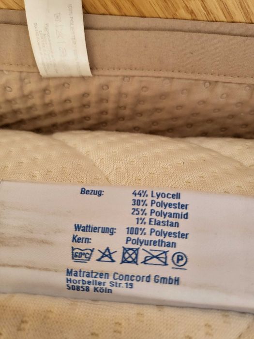 Wygodny materac piankowy do spania Vitalis 70x200 cm