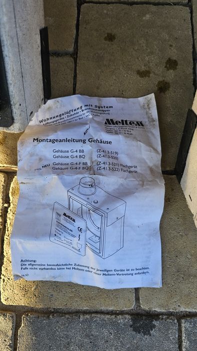 Wentylator Elektryczny Meltem 60m3/h