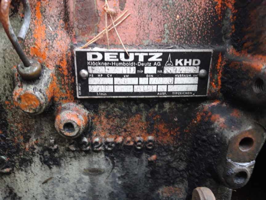 Silnik Deutz F2L411 ciagniczek sam traktorek