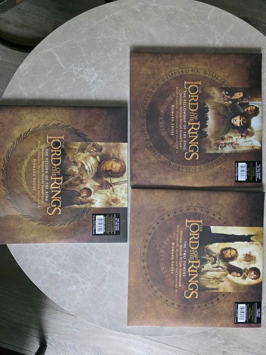 Lord Of The Rings Trilogy Original Soundtrack 3x2LP PALANTIR Edition
