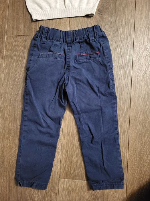 Paka chłopca r. 92 bluza świąteczna sweter spodnie wyjściowe chłopięce