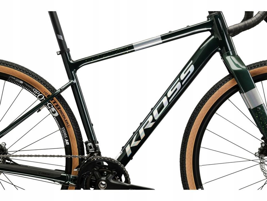 GRAVEL KROSS ESKER 6.0 Ultra 2026 Rama S 18" Shimano GRX 2x12 PERŁOWY