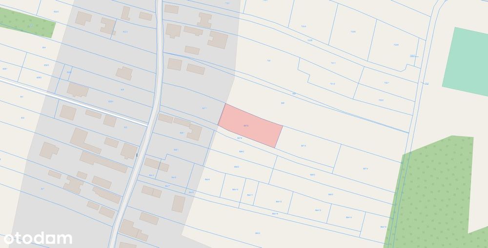 Działka budowlana 10,09 ar | Malinie |