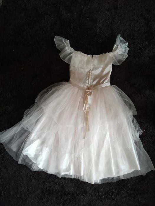 Sukienka tiulowa "księżniczka"-słodka jak wata cukrowa