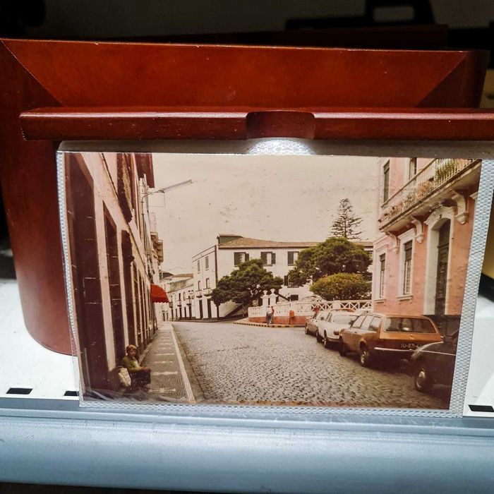 Fotografia Original dos Açores – Viagem de 1982 | Rua Urbana