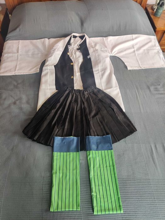 Cosplay Mitsuri de Demon Slayer - Tam S/M - NOVO