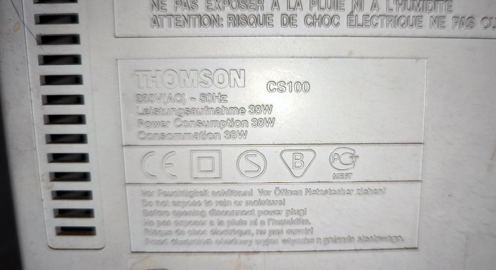 Музыкальный центр Thompson CS-100. 40W.