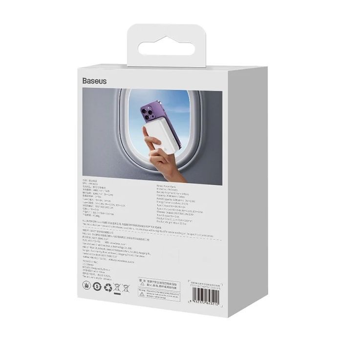 Powerbank magnetyczny Baseus Magnetic Mini 20000mAh, USB-C 20W MagSafe