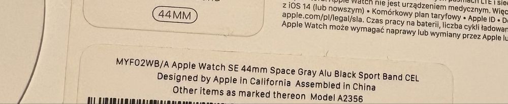 Apple smartwatch se
