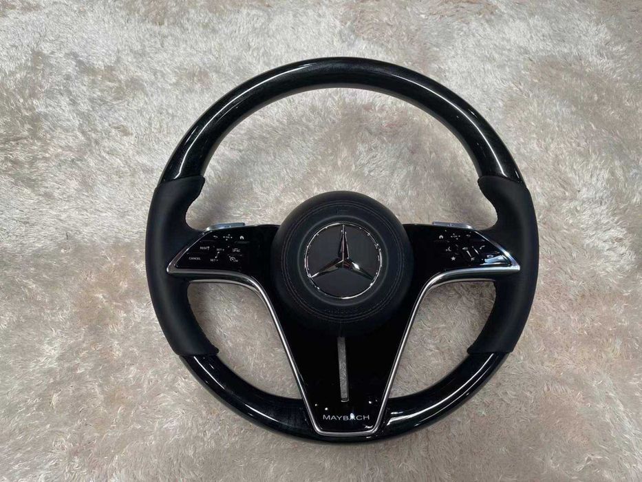 Руль карбоновый Mercedes Мерседес AMG G W463 W464 GLS V167 W167 GLE X167 GLC X254 S W222 W223 E W212 W213 W214 C W205 W206 CLS C257 EQS V297 EQE кермо