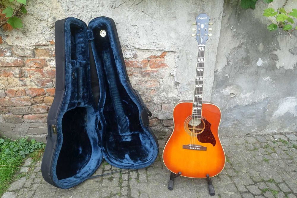 Gitara  Epiphone hummingbird - Artist HB jak Gibson + case