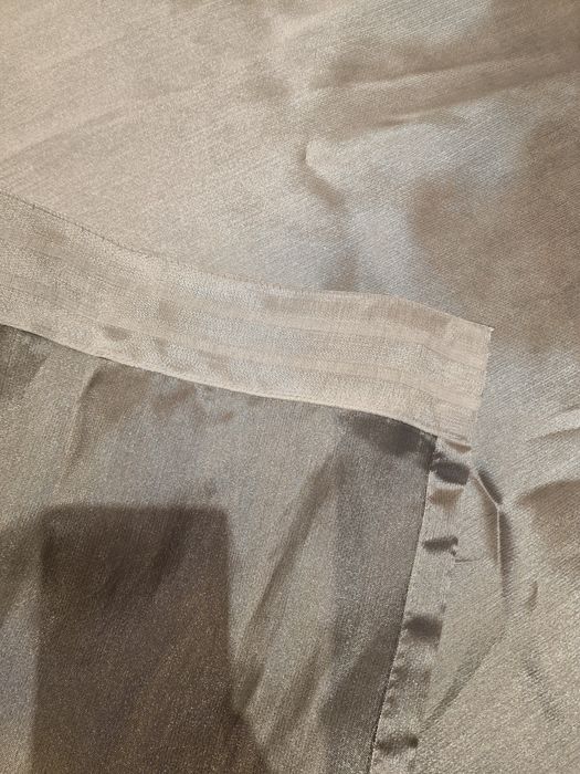 Gray Satin Wave Curtain64752109032963123