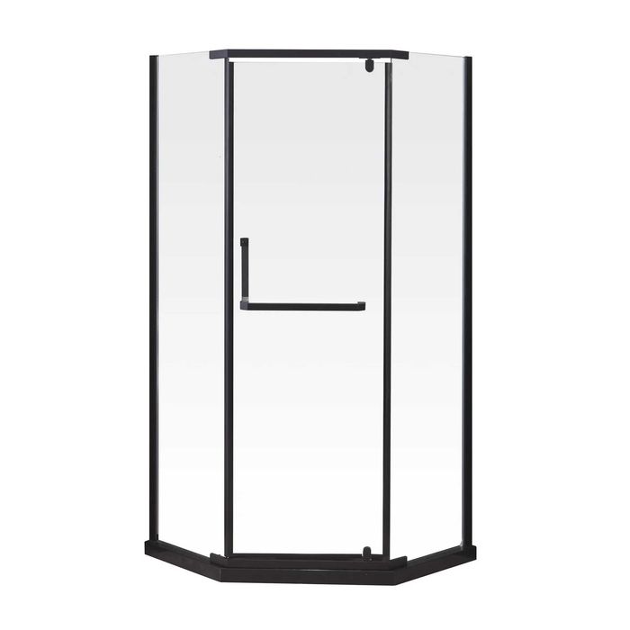 Kabina prysznicowa pięciokątna Durasan Diamond 80 cm czarna 399,77zł