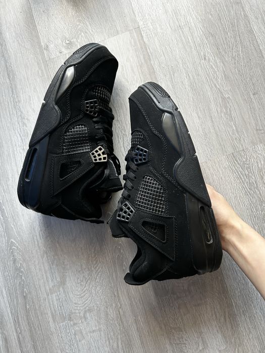 Кросівки Nike Air Jordan 4 Black Cat,розмір 45, нові