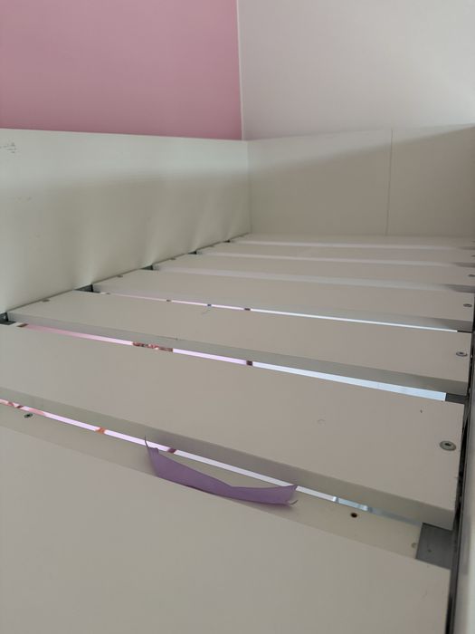 Ikea łóżko na antresoli z biurkiem
