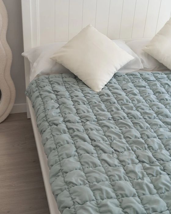 Manta Verde Acolchoada – Flamingueo