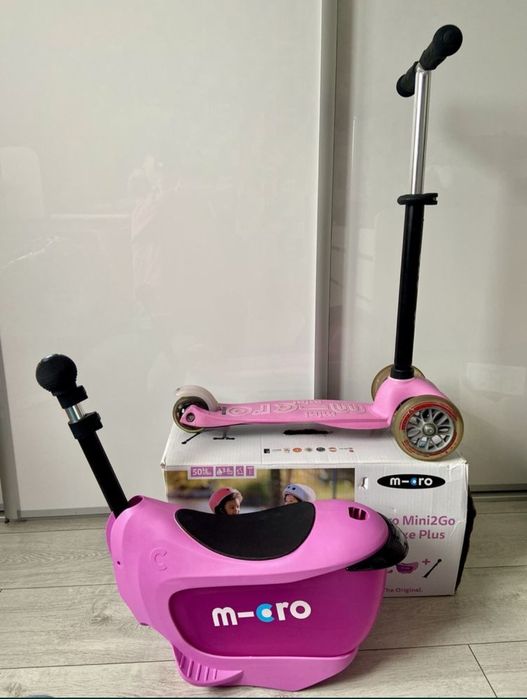 Hulajnoga dziecięca Micro Mini2Go Deluxe Plus – 4w1